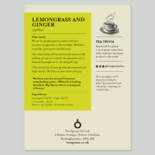 Load image into Gallery viewer, Best lemongrass and ginger tea
