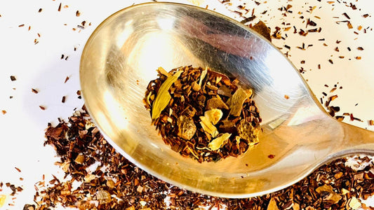 Rooibos and Cocoa Chai.  A creative herbal blend