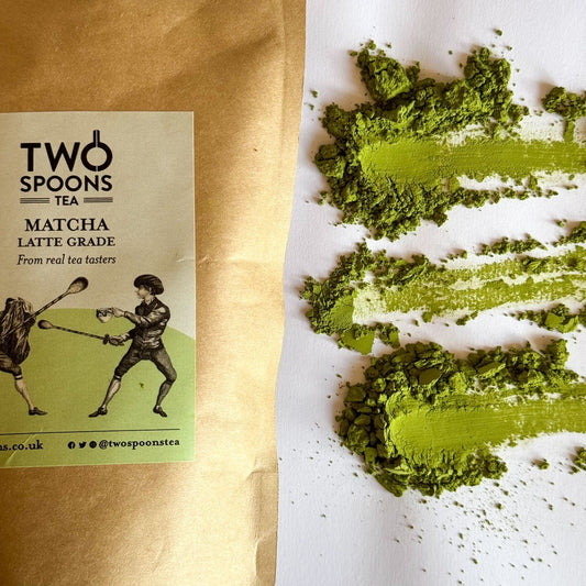 Matcha pouch and powder