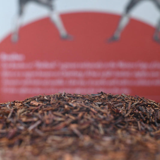 Rooibos Tea Leaf, pronounced Rooibus