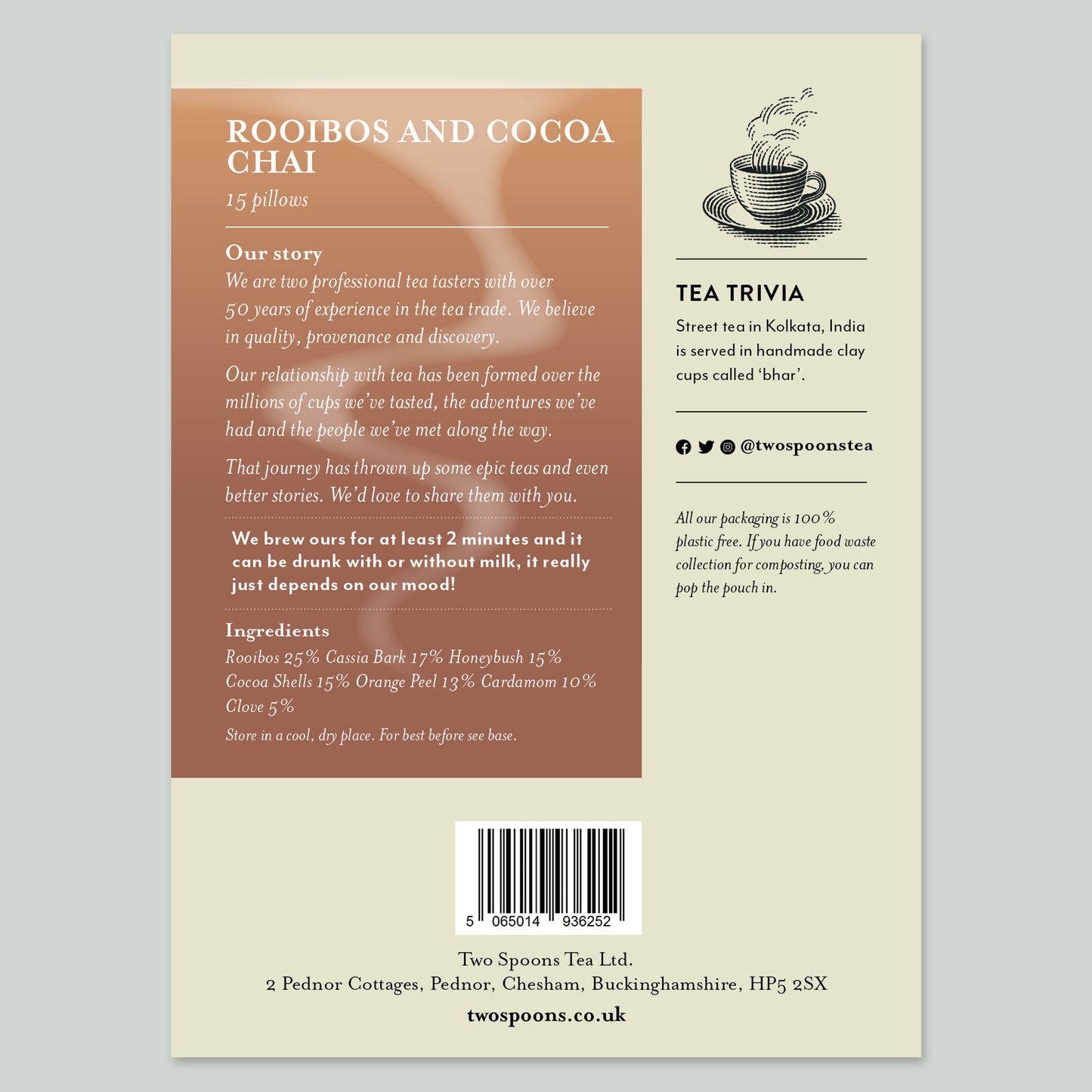 Rooibos and Cocoa Chai Tea