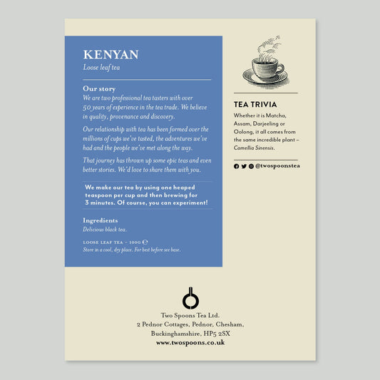Kenyan Tea Loose Leaf with milk